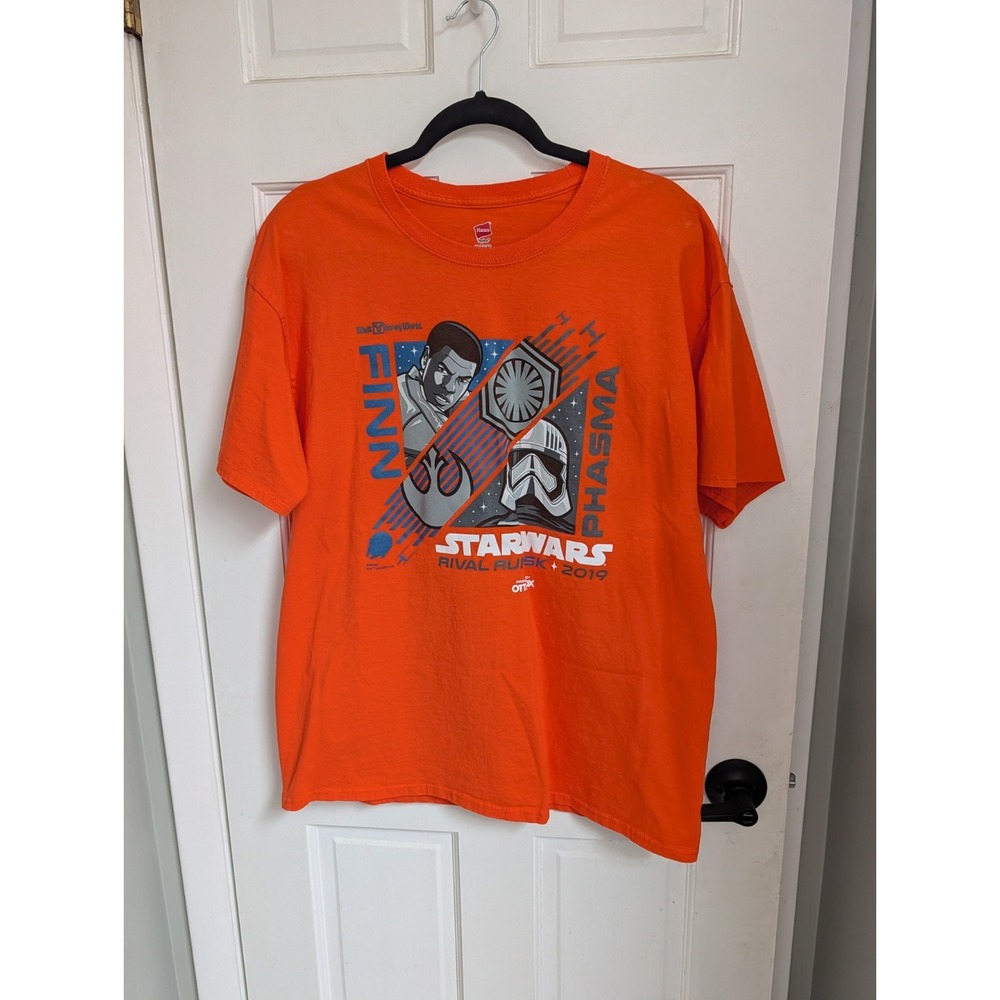 2019 Disney World Florida STAR WARS Rival Run 5K Finn Phasma Lucas T-Shirt #8D